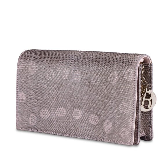 DIOR lizard AN IRIDESCENT CHAIN CLUTCH - Picture 4 of 7